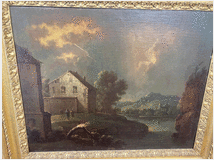 Importante dipinto olio su tela fiammingo epoca 17